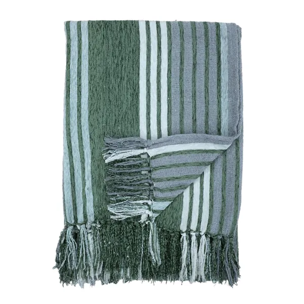 Olive_Green_&_Grey_Handwoven_Stripes_Chenille_Throw_Blanket_For_3_Seater_Sofa_140X180_Cm_Olive_&_Grey_Soft_Throw_For_Sofa_Bed_Chair_&_Travel_Ideal_For_All_Season_(Pack_Of_1)