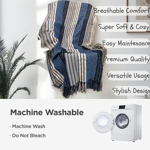 Blue_Handwoven_Striped_Pure_Chenille_Throw_Blanket_For_3_Seater_Sofa_140X190_Cm_Throw_For_Sofa_Bed_Chair_&_Travel_Ideal_For_All_Season_Pack_1