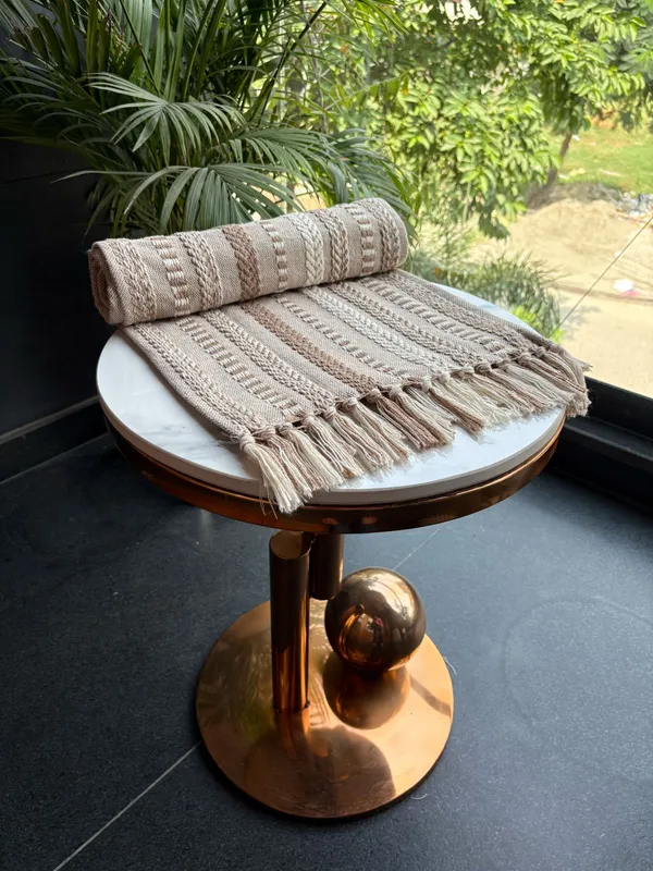 Beige_Cotton_Designer_Table_Runner_14X72Ines__Black_Decor_For_Dining_Tableshandcrafted_Quality_(Pack_Of_1)
