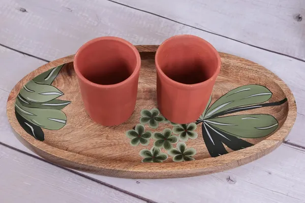 Brown_Rustic_Oval_Wooden_Handcrafted_And_Hand-Painted_Decorative_Serving_Tray