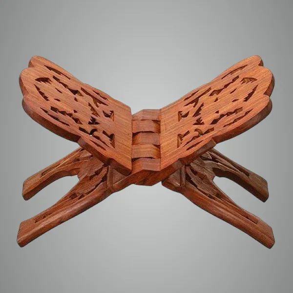 Brown_Wooden_Pooja_Book_Stand/_Rehal