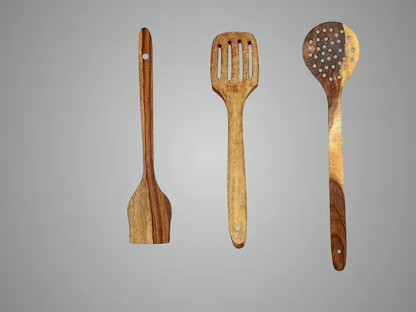 Brown_Pure_Mango_Wood_Handmade_Kitchen_Cooking_Spatule_Non_Stick_Serving_Set_Of_3_|_1_Mixing_Spoon,_1_Slotted_Spoon,_1_Turner/Flip_Spoon