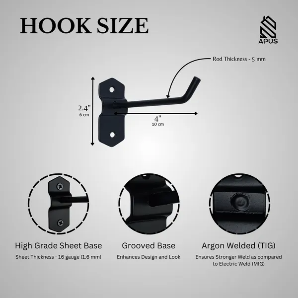Black_Wall_Mount_Display_Hook_In_Grooved_Base_For_Showroom_Organizing_and_Mobile_Shop_[Pack_Of_20]