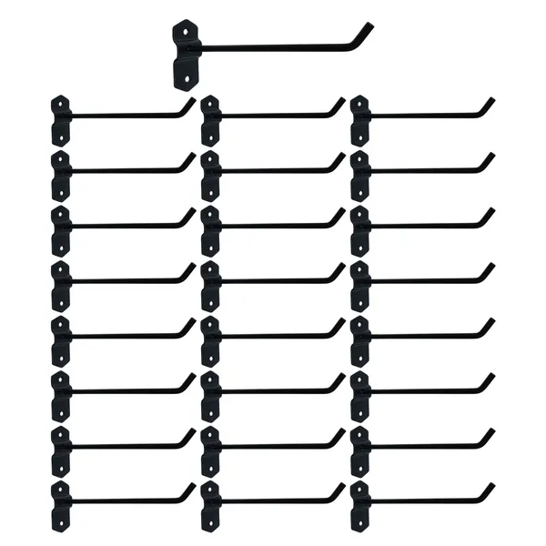 Black_Wall_Mount_Display_Hook_In_Grooved_Base_For_Showroom_Organizing_and_Mobile_Shop_[Pack_Of_20]