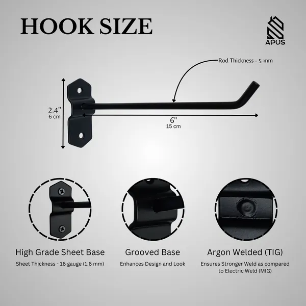 Black_Wall_Mount_Display_Hook_In_Grooved_Base_For_Showroom_Organizing_and_Mobile_Shop_[Pack_Of_20]