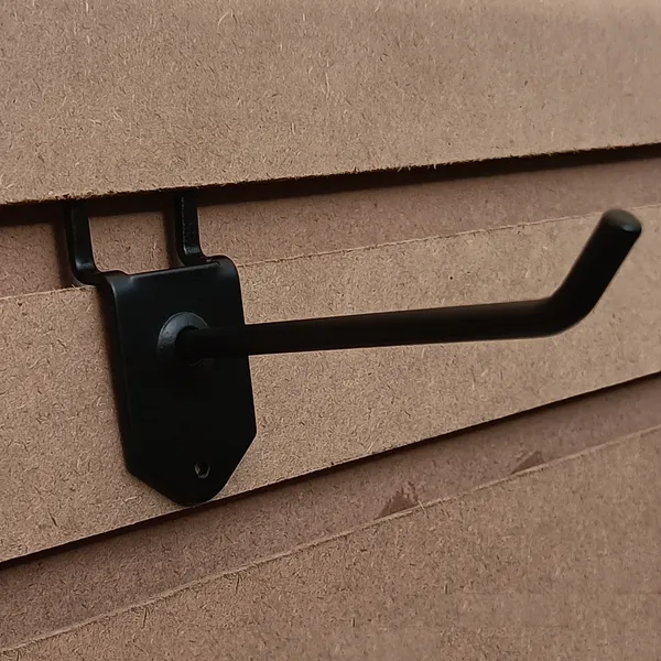 Black_Pegboard/Slatwall_Display_Hook_In_Solid_Sheet_Base_for_Mobile_Shop,_Garage,_Grocery_Store_(Pack_of_20)
