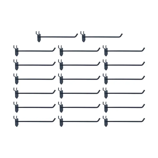 Black_Pegboard/Slatwall_Display_Hook_In_Solid_Sheet_Base_for_Mobile_Shop,_Garage,_Grocery_Store_(Pack_of_20)