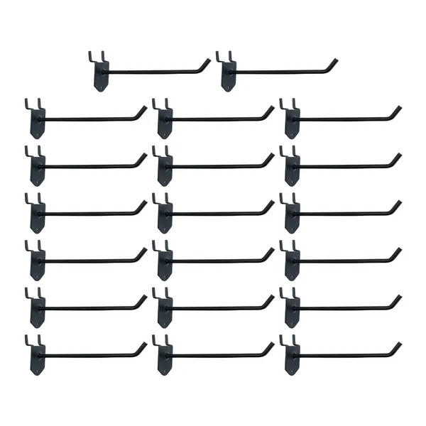 Black_Pegboard/Slatwall_Display_Hook_In_Solid_Sheet_Base_for_Mobile_Shop,_Garage,_Grocery_Store_(Pack_of_20)