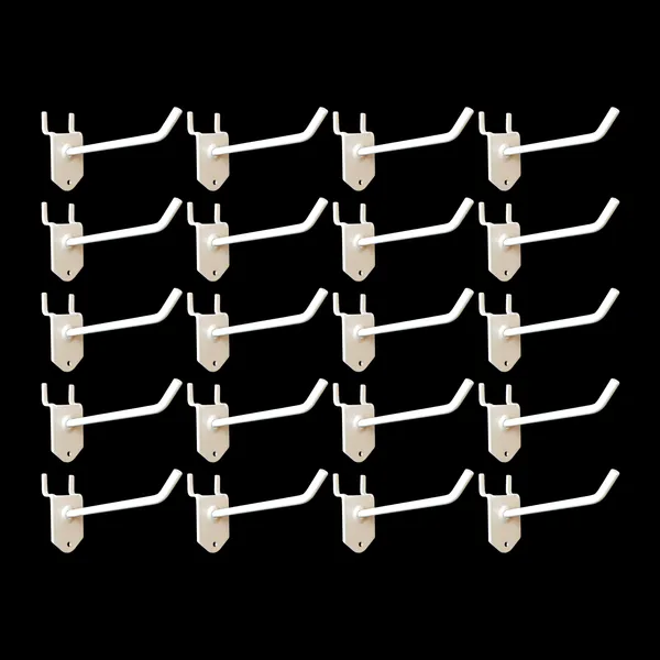 White_Pegboard_Display_Hook_In_Solid_Sheet_Base_for_Mobile_Shops_and_Grocery_Stores_[Pack_Of_20]
