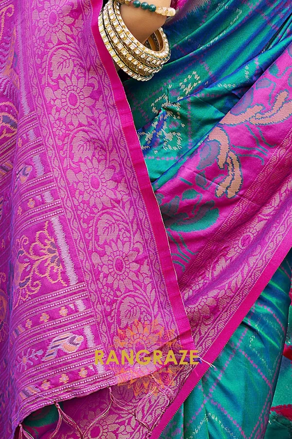 Blue_Banarasi_Silk_Saree_For_Women
