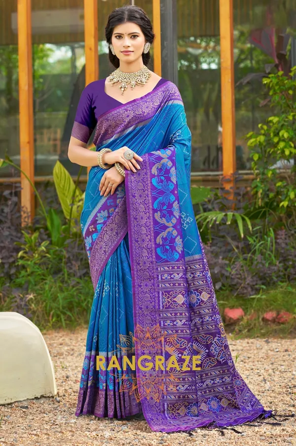 Royal_Blue_Banarasi_Silk_Saree_For_Women