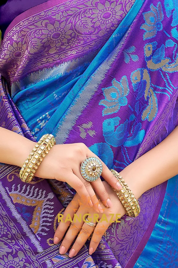 Royal_Blue_Banarasi_Silk_Saree_For_Women