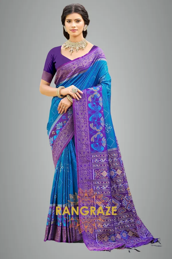 Royal_Blue_Banarasi_Silk_Saree_For_Women