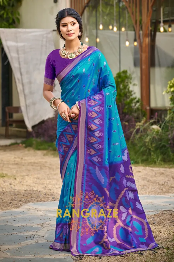 Regal_Blue_Banarasi_Silk_Saree_For_Women