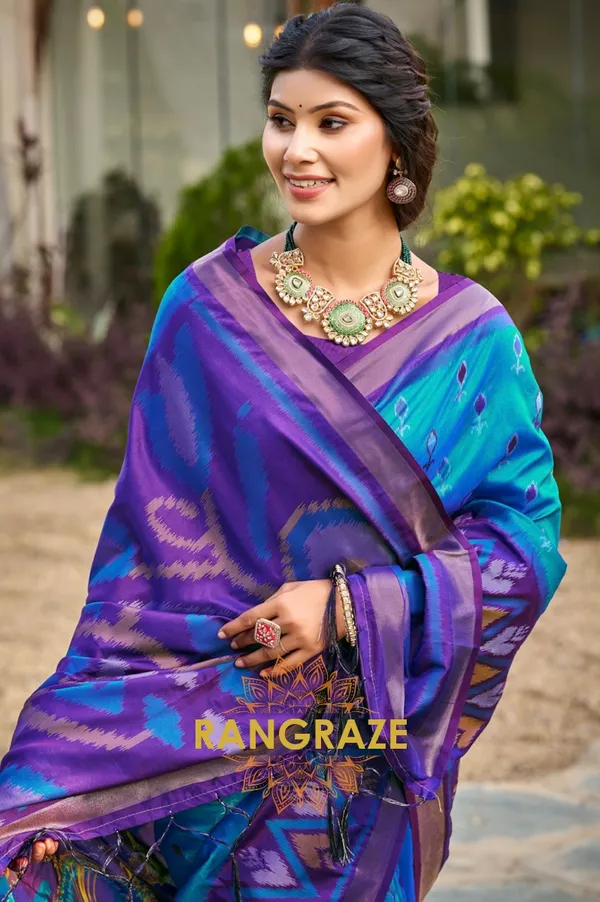 Regal_Blue_Banarasi_Silk_Saree_For_Women