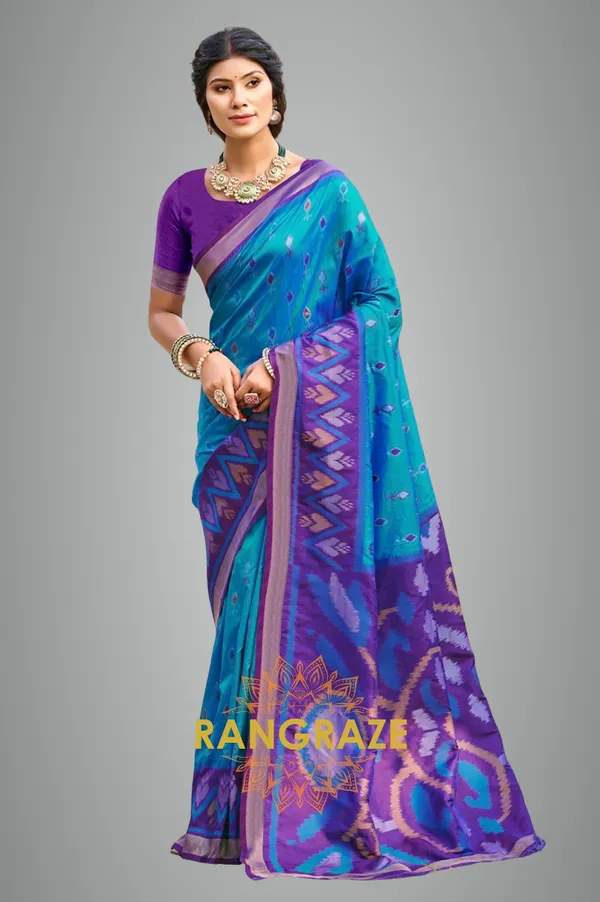 Regal_Blue_Banarasi_Silk_Saree_For_Women