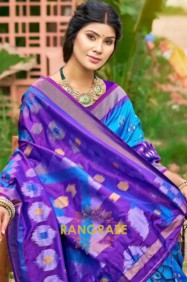Regal_Blue_Banarasi_Silk_Saree_For_Women