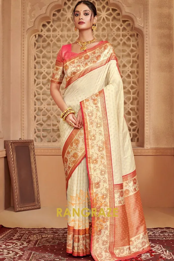 Regal_Ivory_Banarasi_Silk_Saree_For_Women