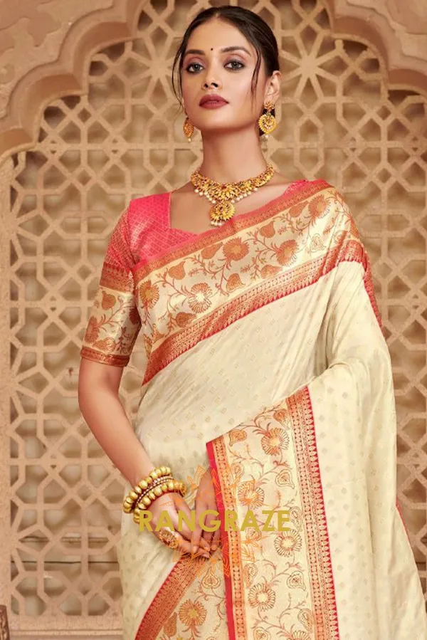 Regal_Ivory_Banarasi_Silk_Saree_For_Women
