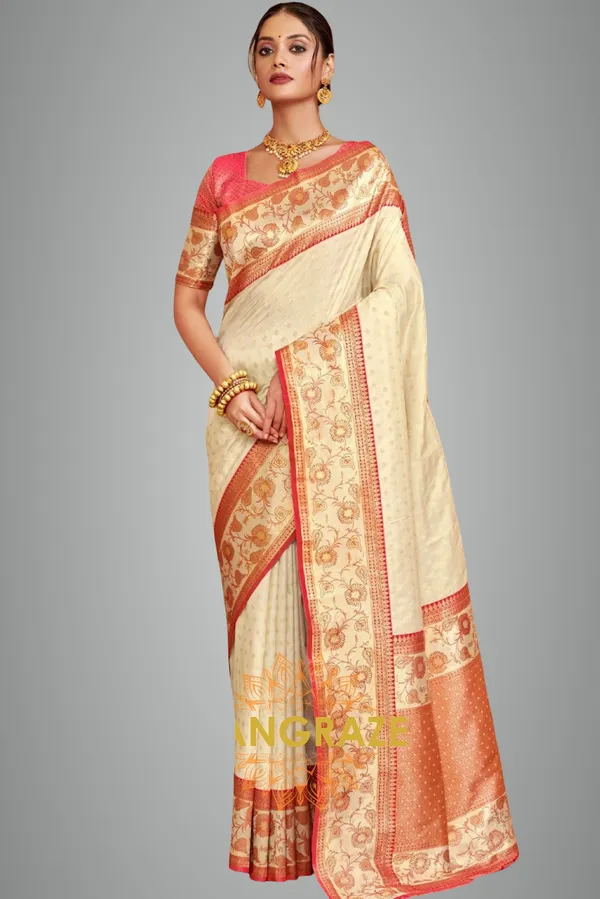 Regal_Ivory_Banarasi_Silk_Saree_For_Women