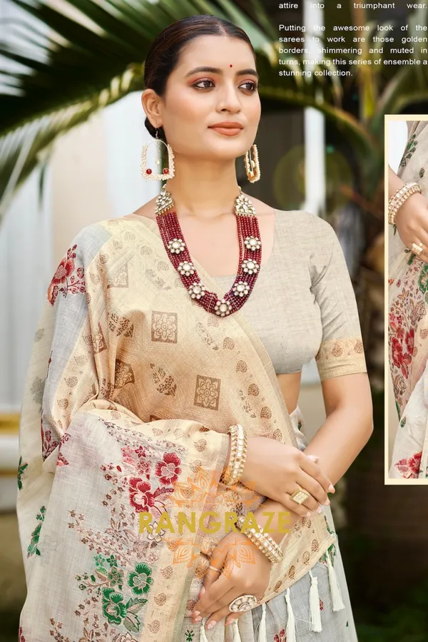 Pearl_White_Silk_Banarasi_Saree_For_Women