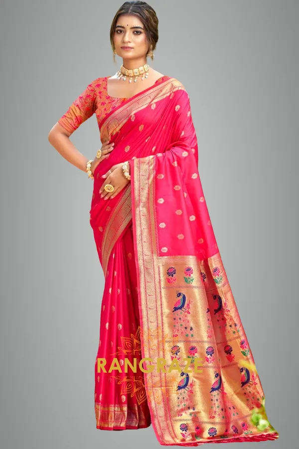 Magenta_Eternal_Paithani_Silk_Saree_For_Women