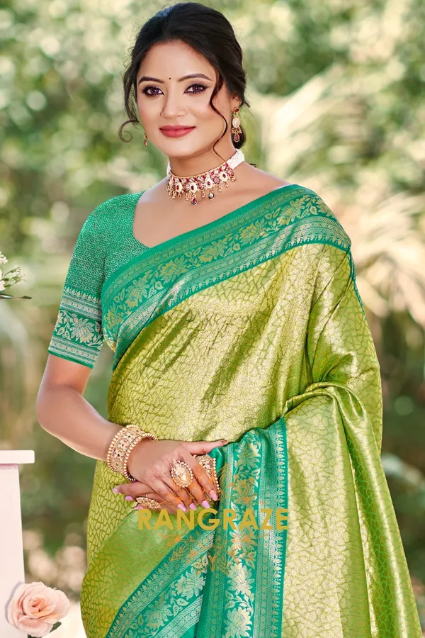 Green_Paithani_Silk_Saree_For_Women