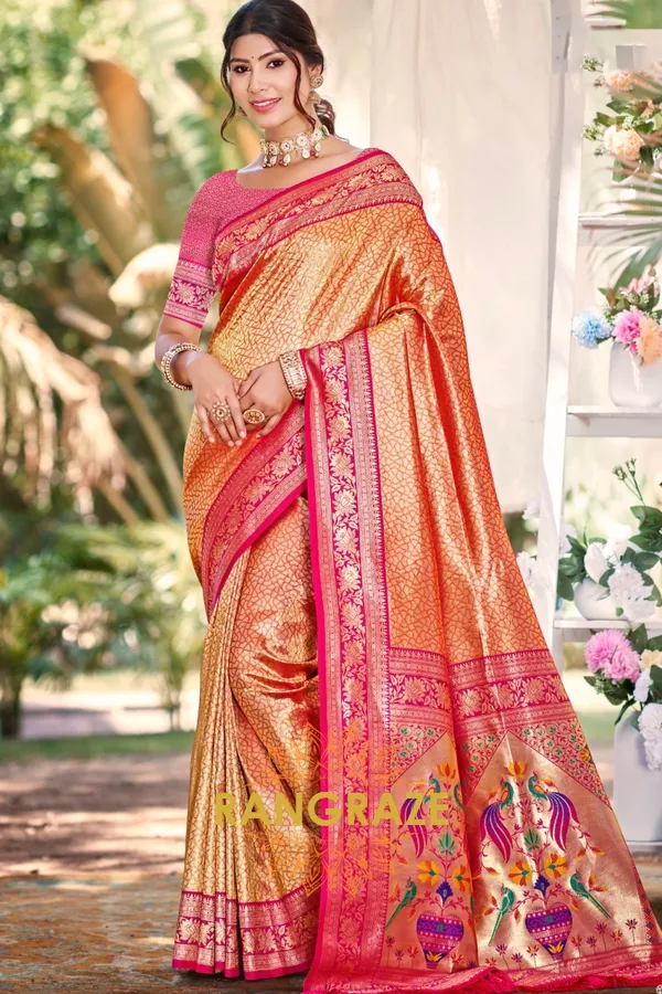 Pink_Paithani_Silk_Saree_For_Women
