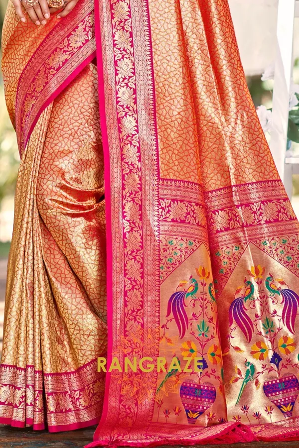 Pink_Paithani_Silk_Saree_For_Women