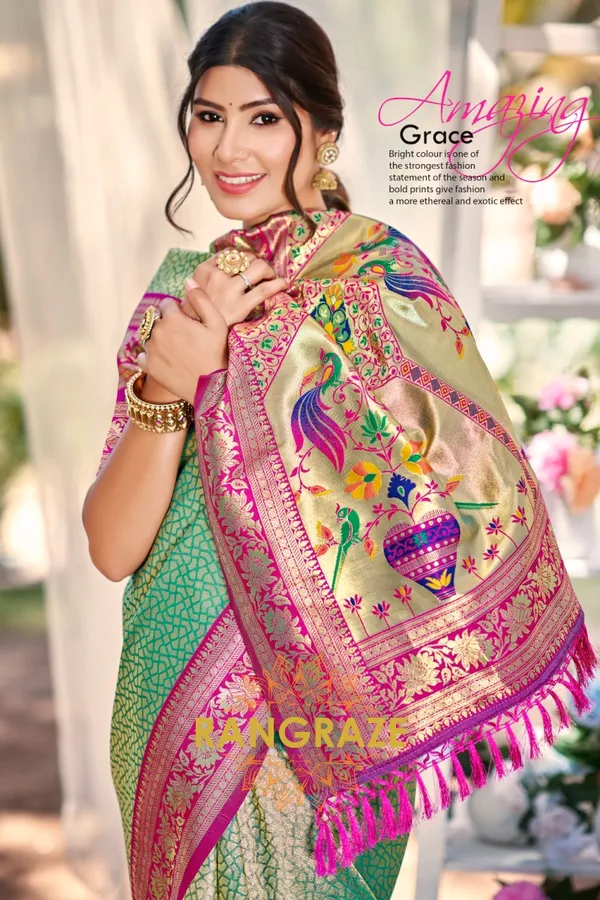 Seafoam_Green_Paithani_Silk_Saree_For_Women