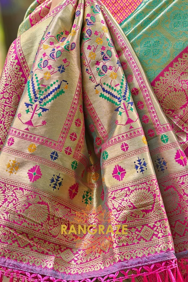 Light_Green_Paithani_Silk_Saree_For_Women