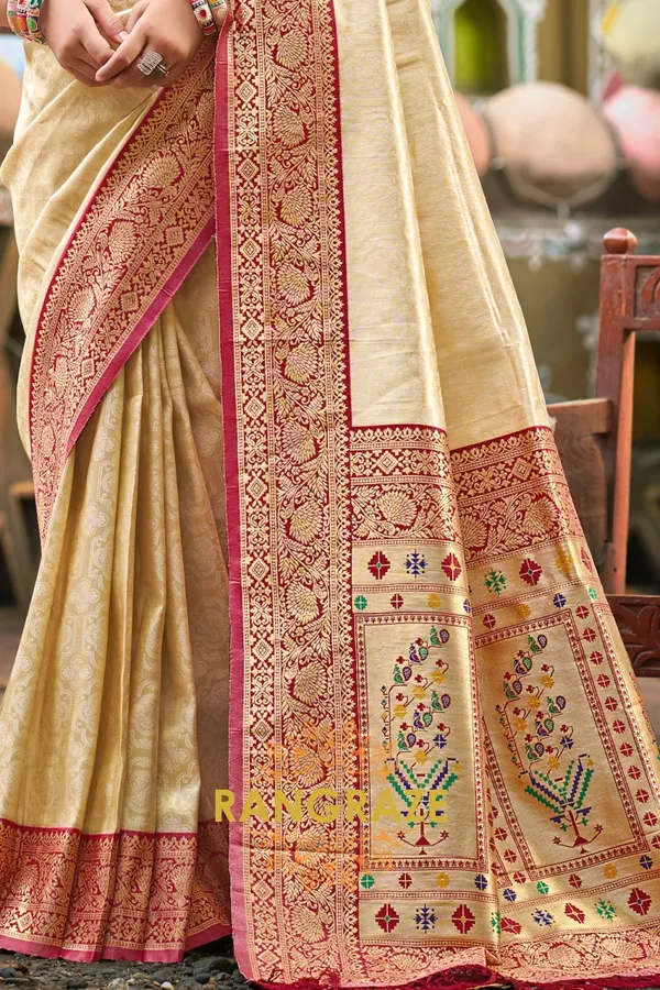 Golden_Paithani_Silk_Saree_For_Women