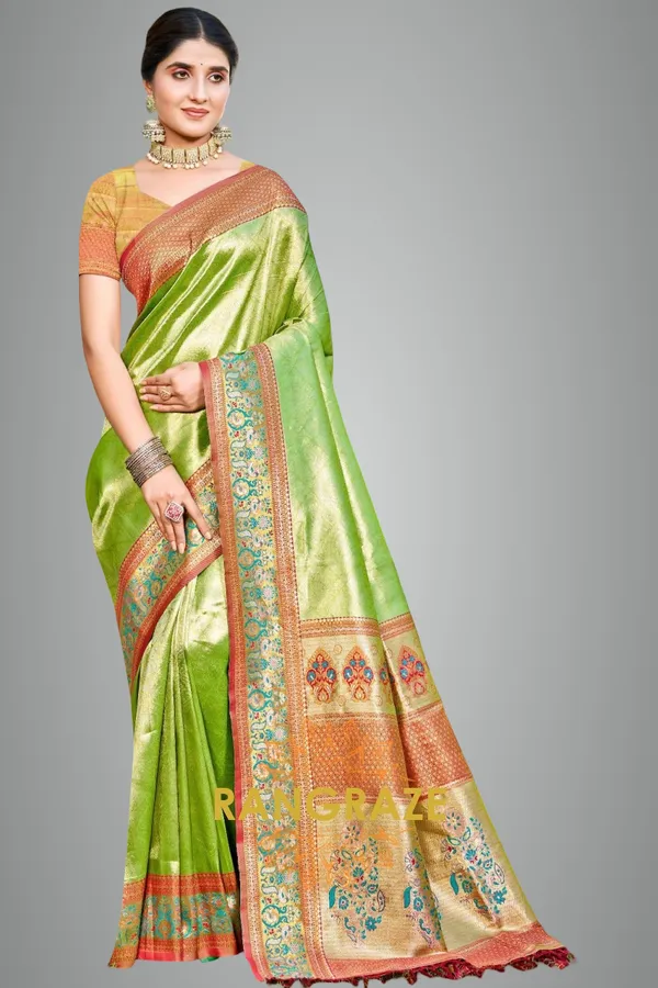 Light_Green_Kanjivaram_Silk_Saree_For_Women