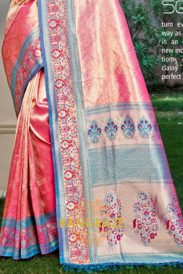 Pink_Kanjivaram_Silk_Saree_For_Women