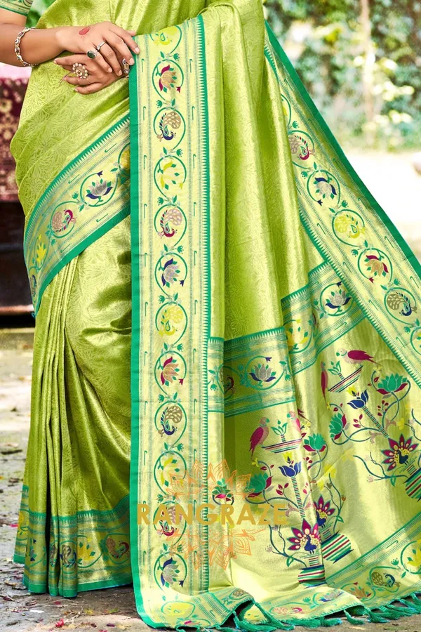 Green_Paithani_Silk_Saree_For_Women