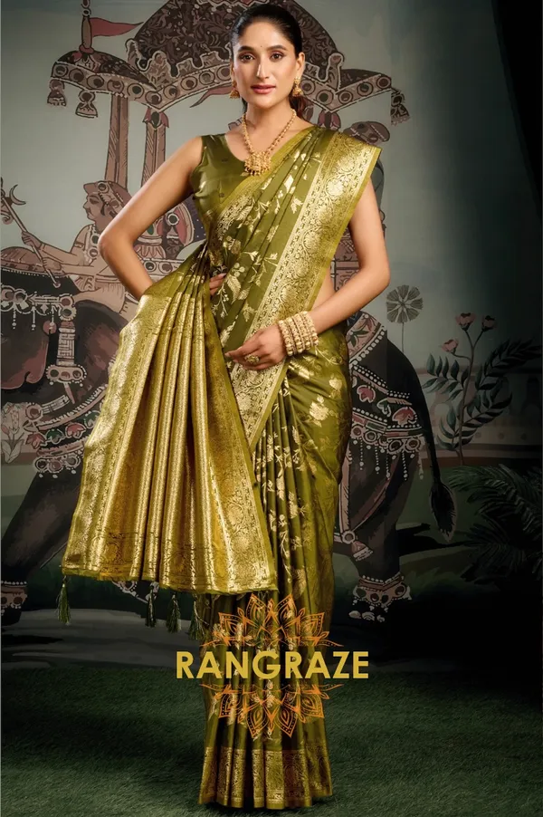 FOREST_GREEN_ROYAL_BANARASI_SOFT_SILK_SAREE