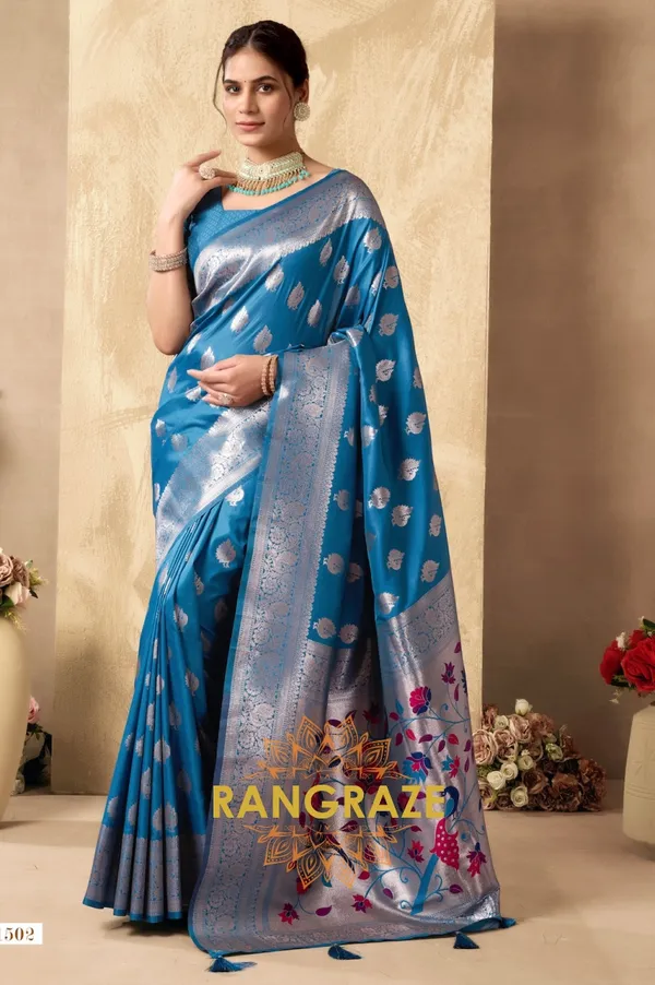 BLUE_HERITAGE_PAITHANI_SILK_SAREE