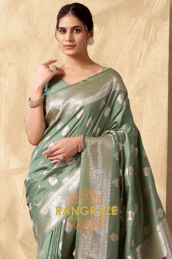 GREEN_HERITAGE_PAITHANI_SILK_SAREE