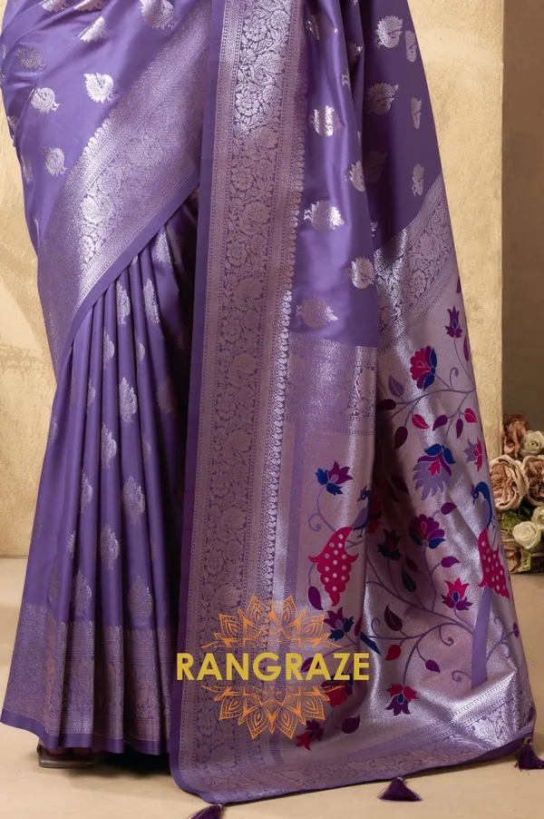 PURPLE_HERITAGE_PAITHANI_SILK_SAREE