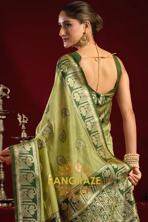 SEAFOAM_GREEN_ELEGANT_MODAL_SILK_BANARASI_SAREE
