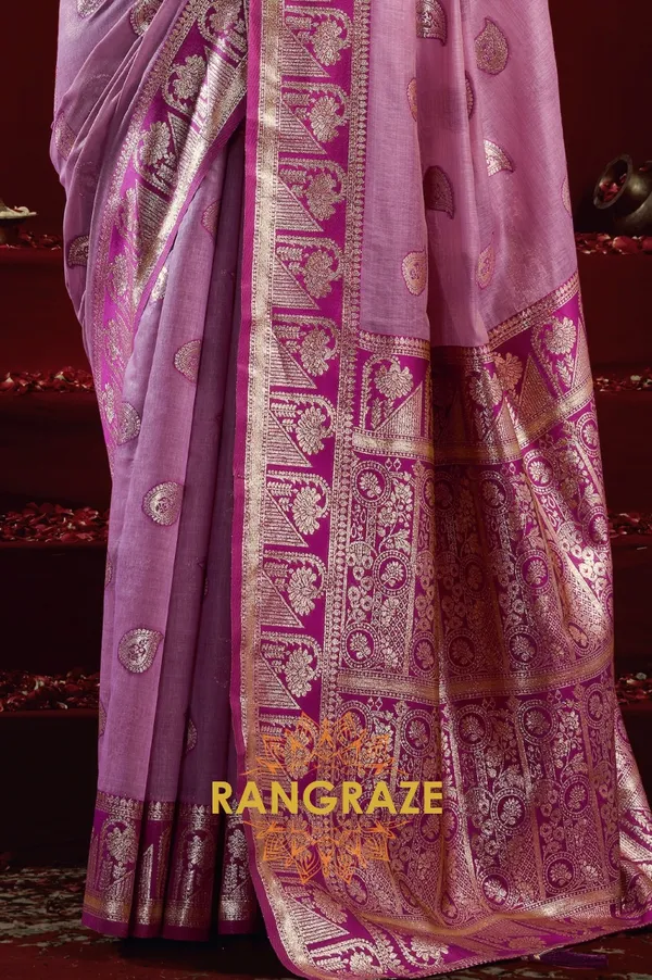 PURPLE_ELEGANT_MODAL_SILK_BANARASI_SAREE