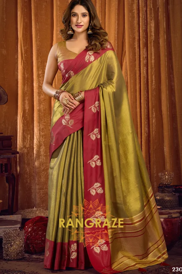 FOREST_SOFT_TISSUE_BANARASI_SILK_SAREE