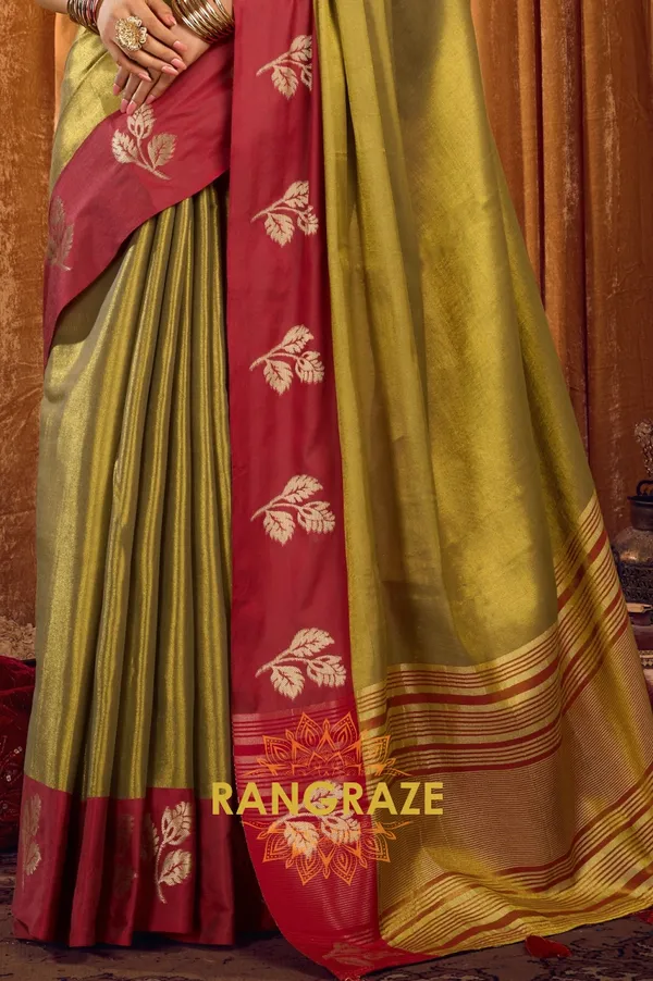 FOREST_SOFT_TISSUE_BANARASI_SILK_SAREE