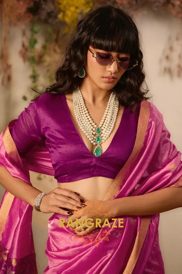BABY_PINK_TUSSAR_SILK_HANDLOOM_PATOLA_SAREE