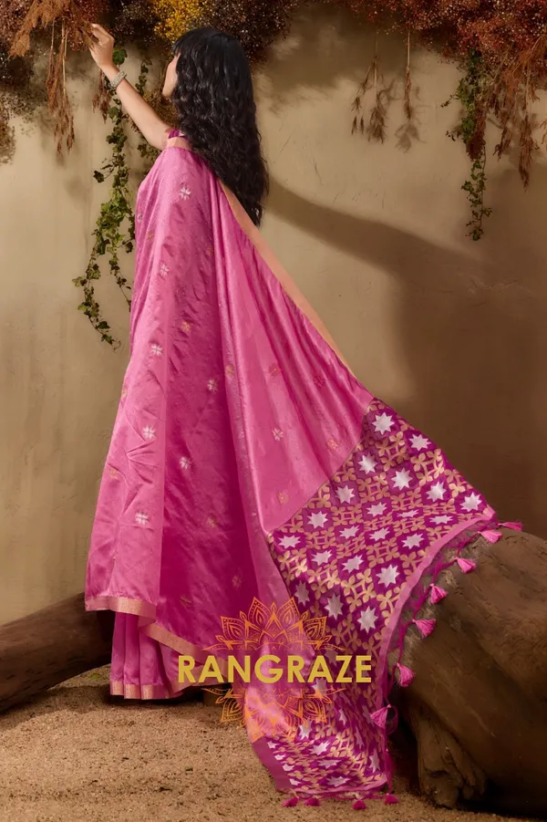 BABY_PINK_TUSSAR_SILK_HANDLOOM_PATOLA_SAREE