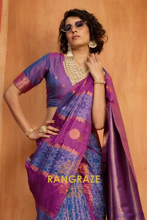Purple_Banarasi_Saree_For_Women