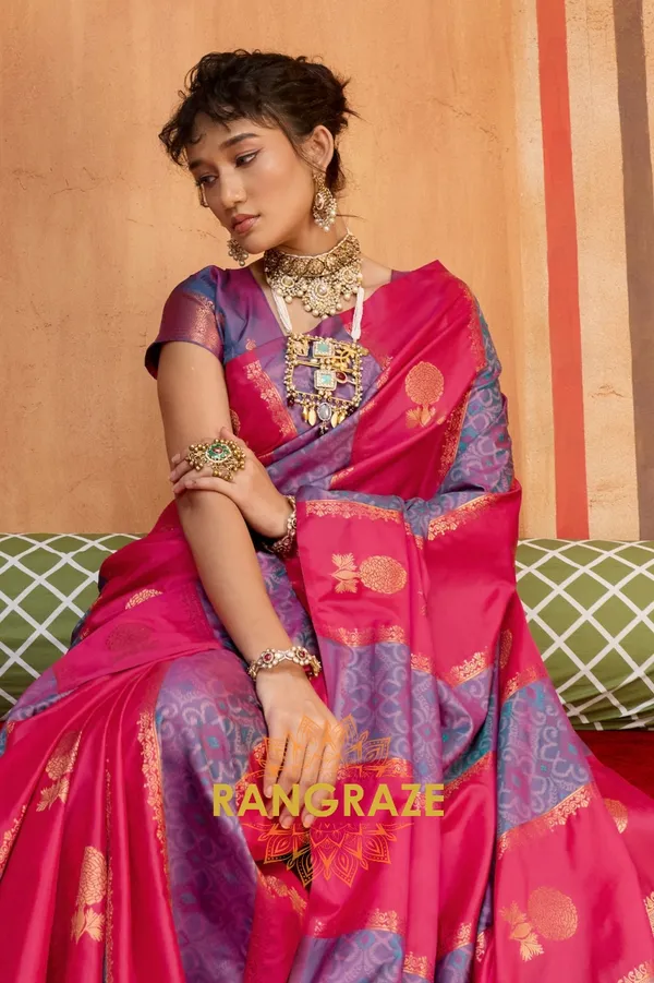 Bridal_Red_Banarasi_Saree_For_Women