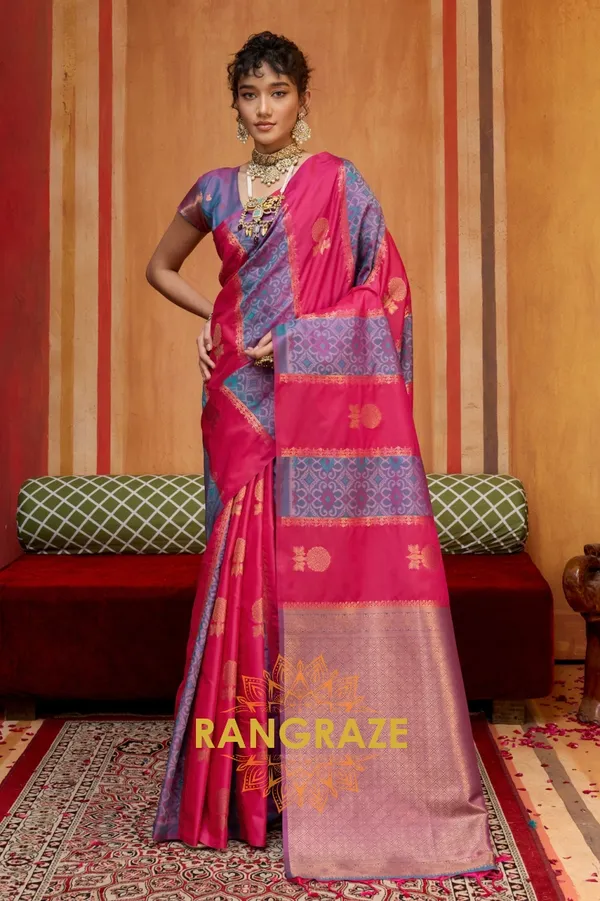 Bridal_Red_Banarasi_Saree_For_Women