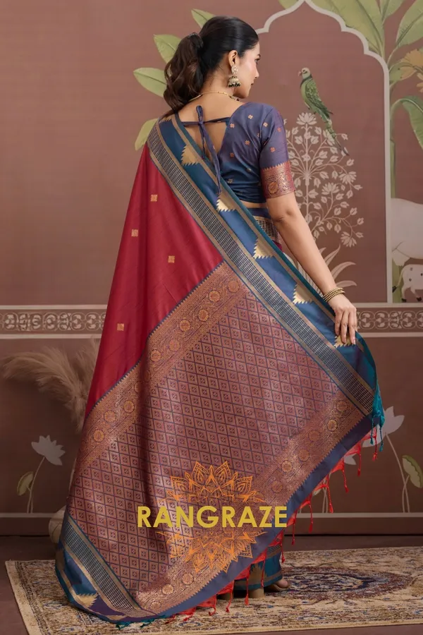 Red_Kanjivaram_Silk_Saree_For_Women
