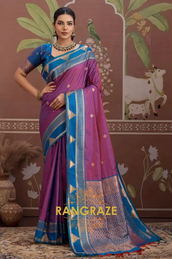 Purple_Kanjivaram_Silk_Saree_For_Women